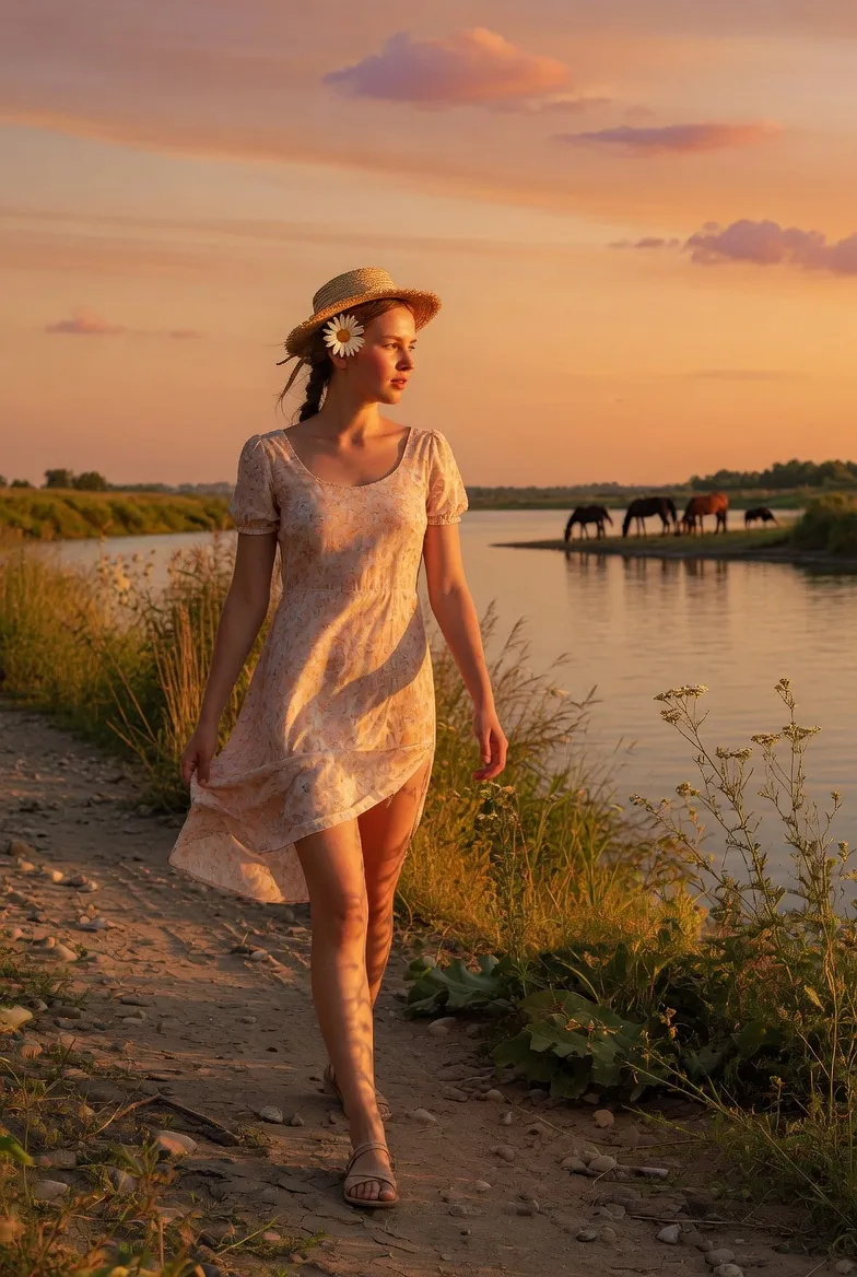Horses by the River III